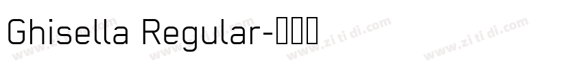 Ghisella Regular字体转换